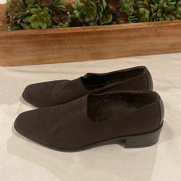 Vintage Donald J Pliner women’s block heel dress shoes‎ brown size 7 EUC - Picture 3 of 6